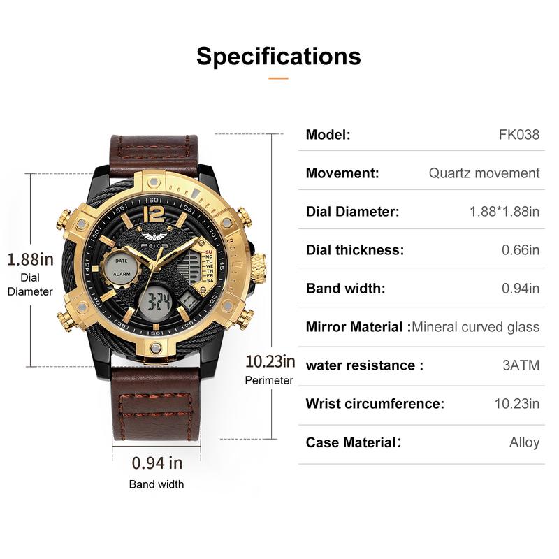 ⏰💥 ¡50% de Descuento! Reloj Deportivo Multifuncional 3ATM de Doble Pantalla e Impermeable ⌚️🏃‍♂️