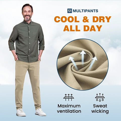 🔥👖 Pantalones Cargo Altos, Elásticos y Duraderos con Múltiples Bolsillos 💼✨