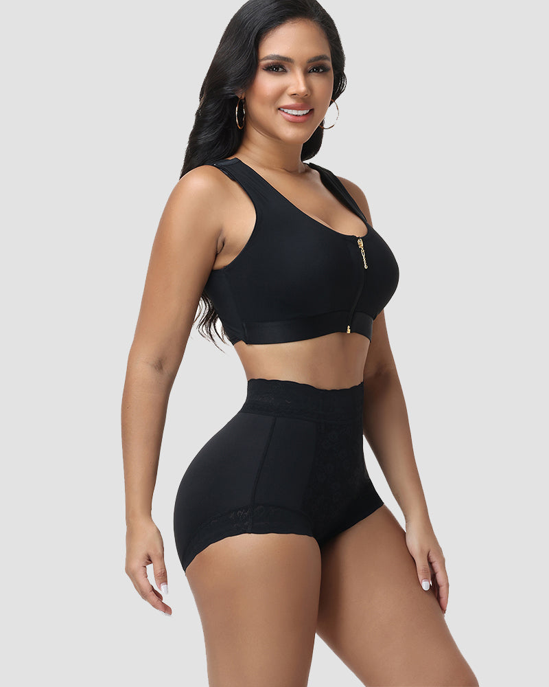Shapshe® Top Modelador con Cierre Frontal y Cierre Trasero