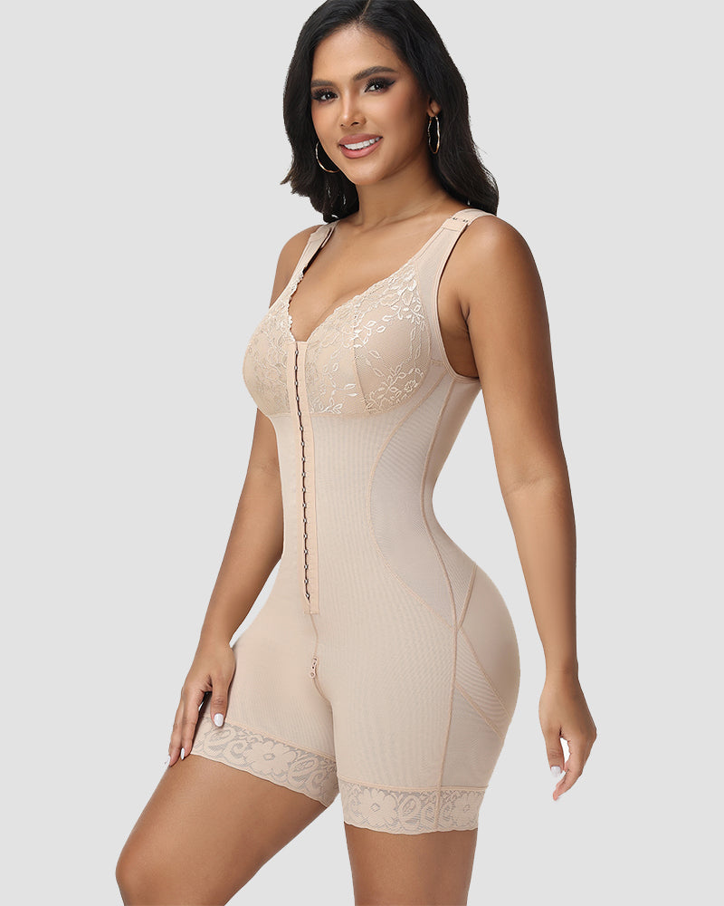 Shapshe® Faja de Cuerpo Completo de Alta Compresión con Detalles de Encaje