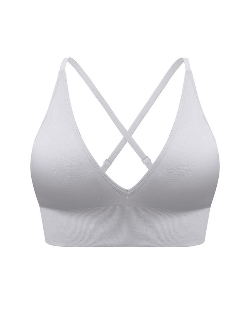 Sostén con Copa Triángulo Deep V y Espalda Hermosa con Tirantes Ajustables