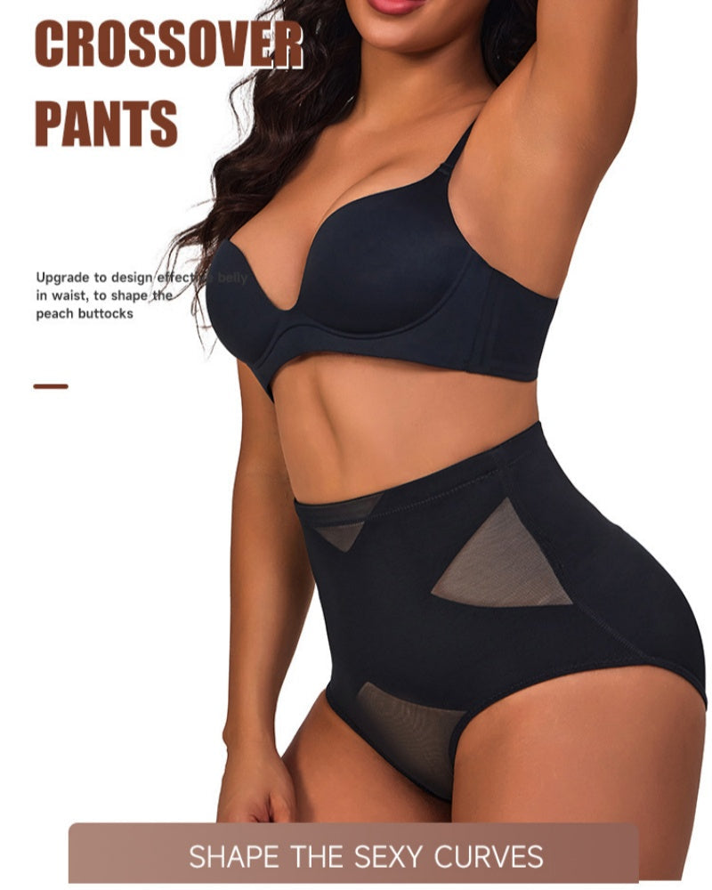 Panties moldeadores levantadores de cadera con cintura alta y elástico