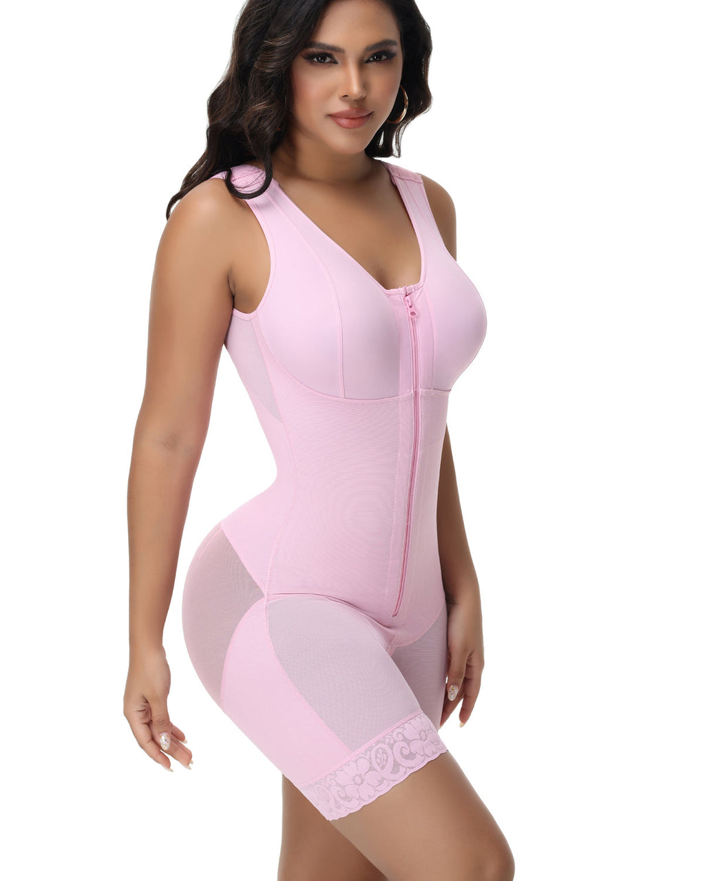 Shapshe® Fajas Colombianas Moldeador Corporal Levantacola de Malla con Tirantes Anchos