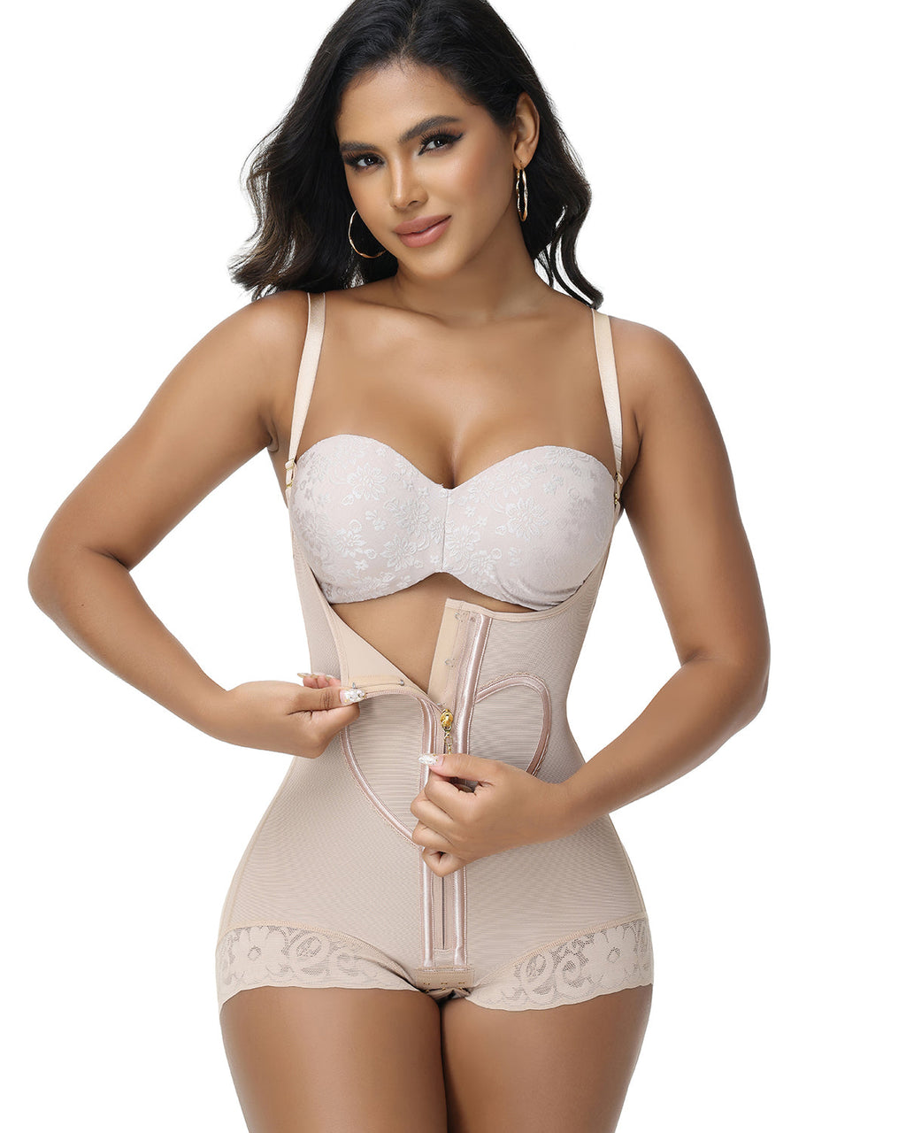 Shapshe® Body Moldeador con Cierre y Diseño de Corazón (Preventa)