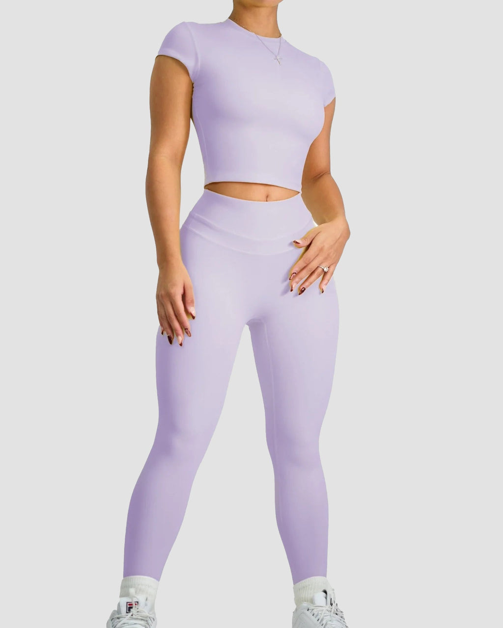 Conjunto de Yoga Ajustado para Fitness