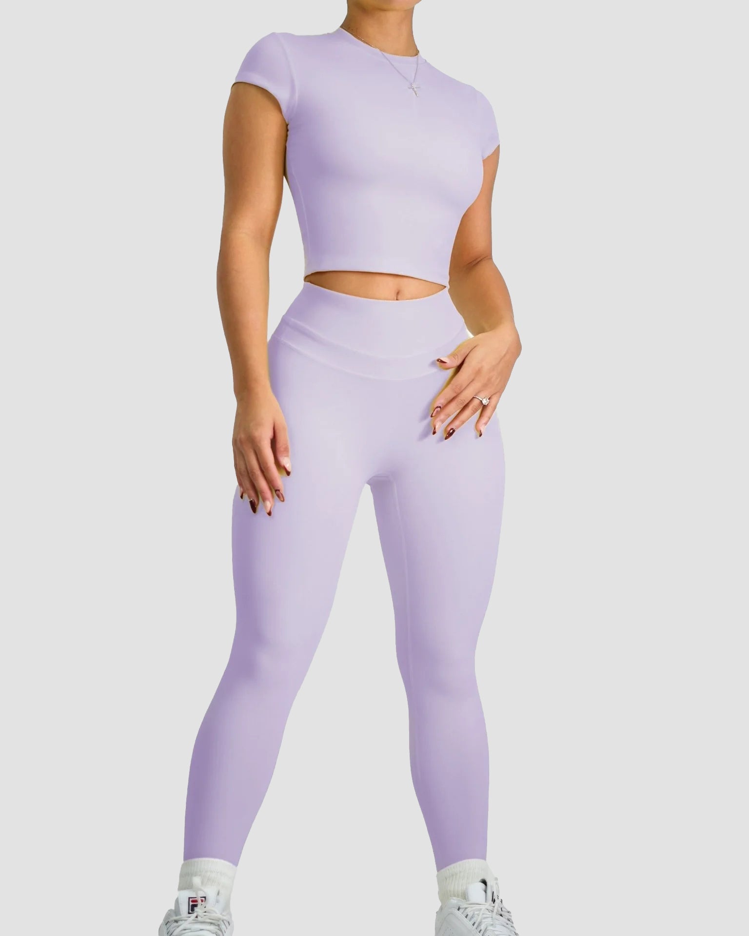Conjunto de Yoga Ajustado para Fitness