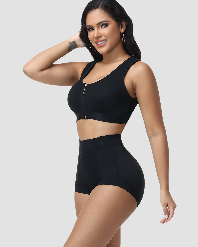 Shapshe® Top Modelador con Cierre Frontal y Cierre Trasero