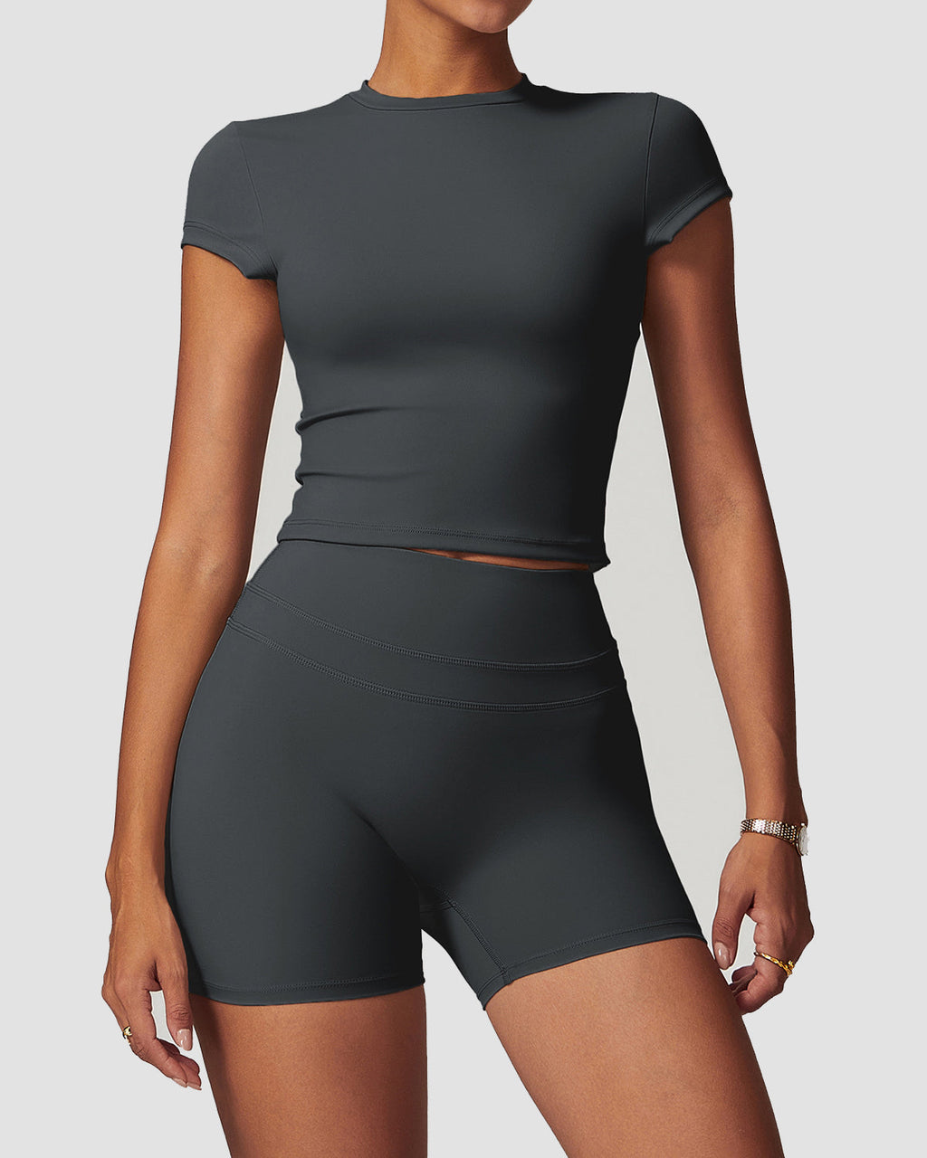 Conjunto Ajustado de Gimnasio para Yoga y Fitness