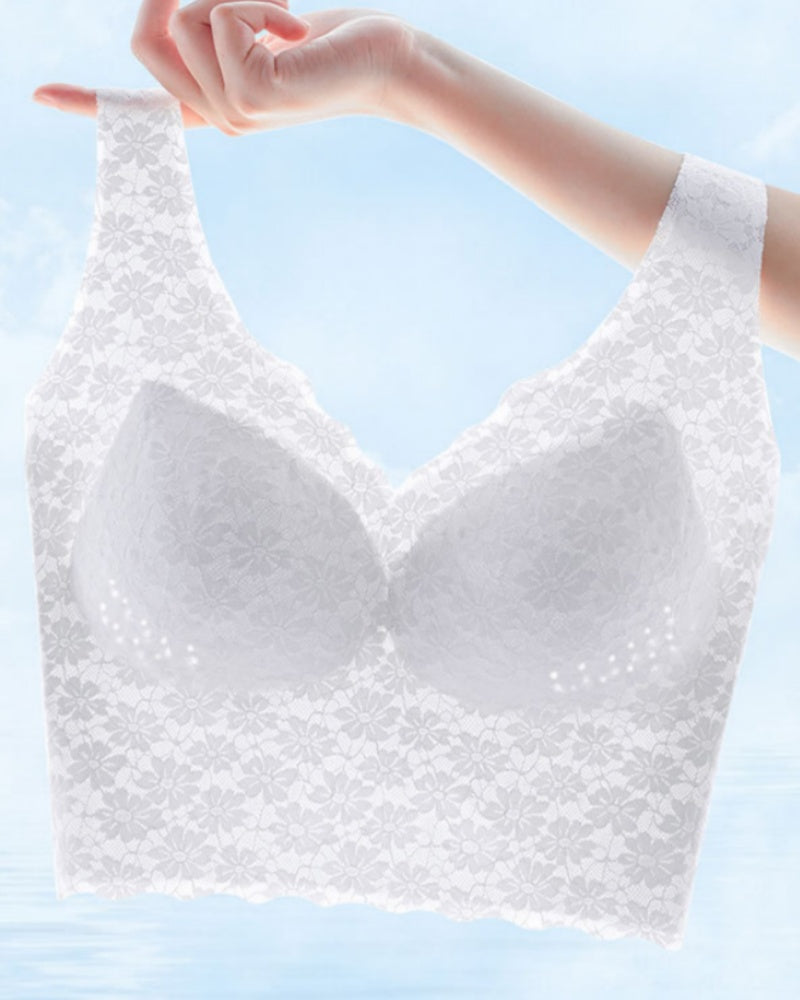 Top sin mangas transpirable talla grande con sujetador push up y efecto moldeador lateral