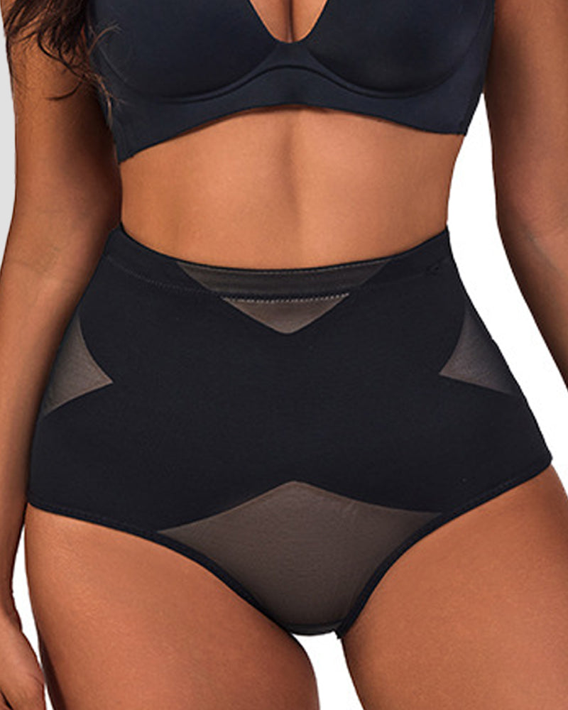 Panties moldeadores levantadores de cadera con cintura alta y elástico
