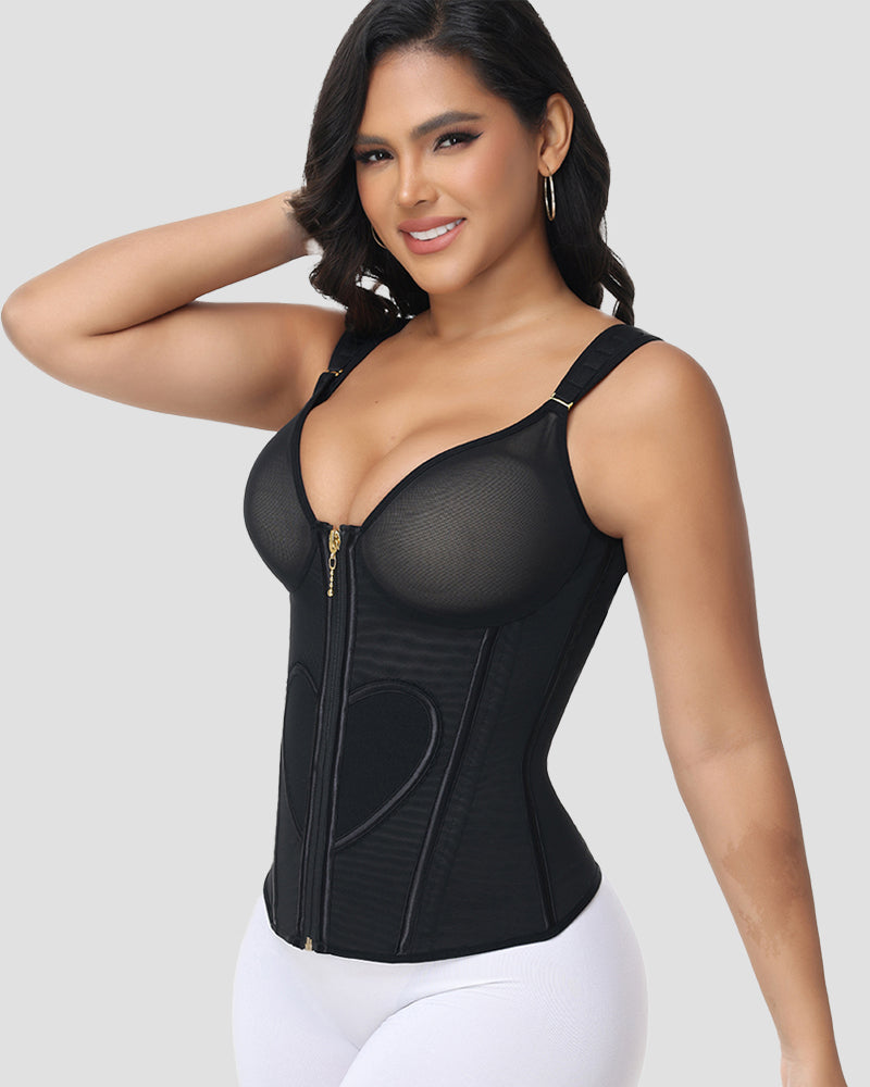 Shapshe® Fajas Colombianas Love Pattern Cinturilla Moldeadora para Abdomen
