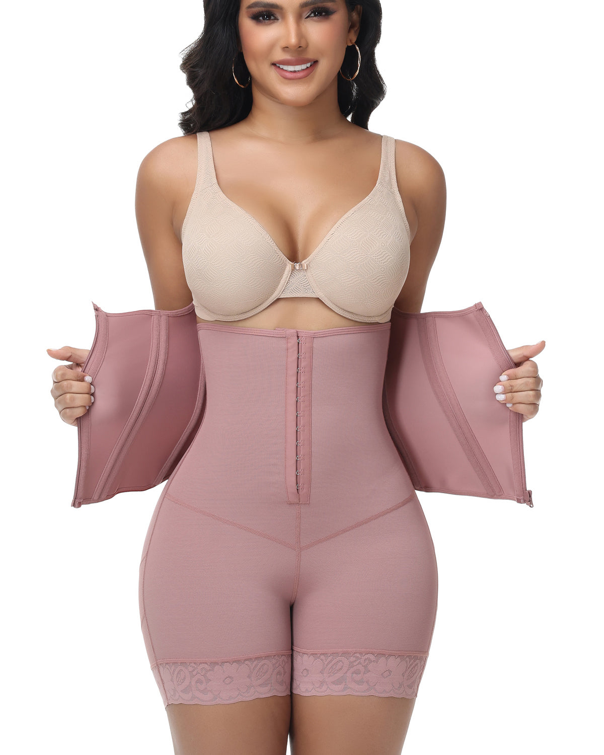 Shapshe® Short Moldeador Levanta Glúteos de Cintura Alta con Cinturilla Modeladora