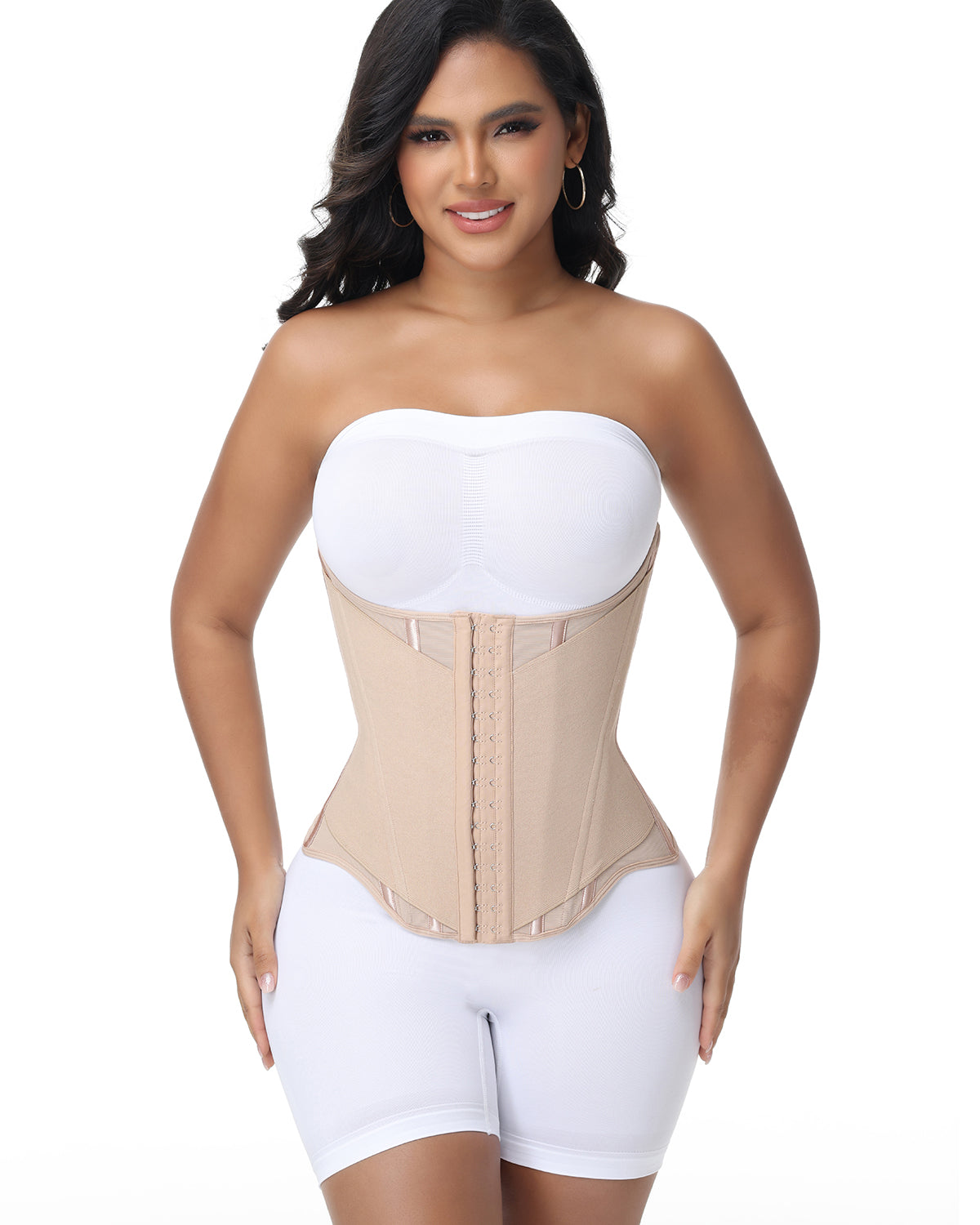 Shapshe® Fajas Colombianas con Ganchos Control de Abdomen Cinturilla Moldeadora