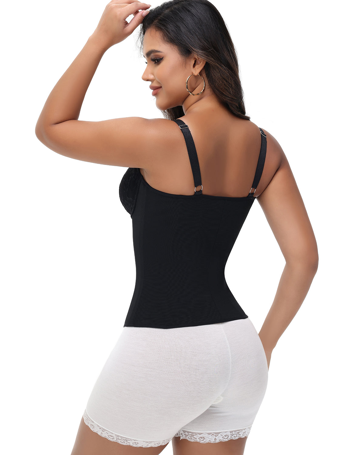 Shapshe® Corset Modelador de Cintura con Escote en V Sexy y Encaje