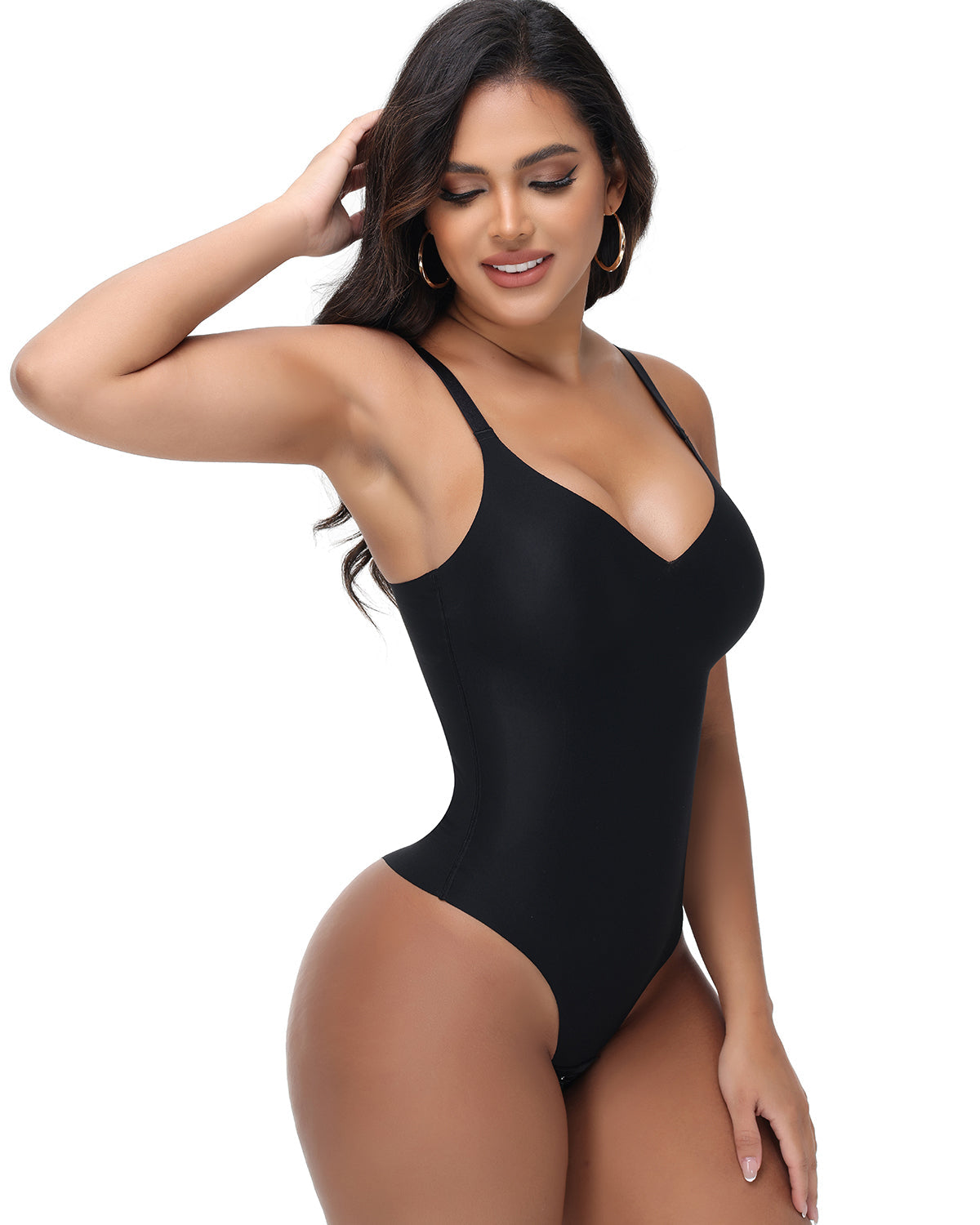 Shapshe® Body Modelador Tipo Tanga Levanta Glúteos con Tirantes Ajustables