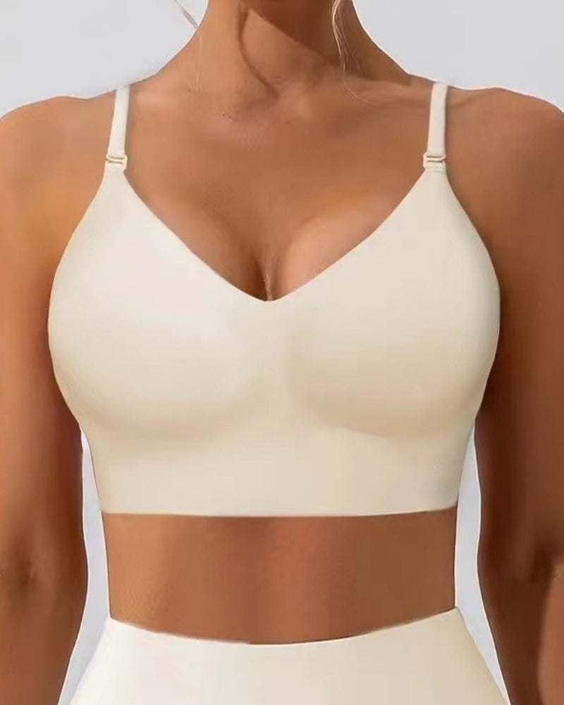 Sostén Push Up Sin Costuras, Sin Varillas, Sin Espalda en Forma de U