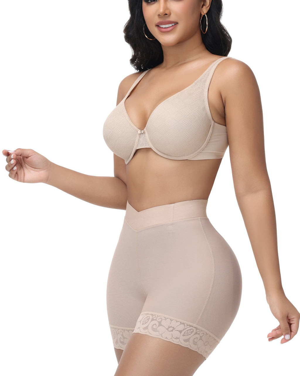 Shapshe® Short Moldeador Levanta Cadera Cruzado de Cintura Alta