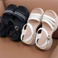 Sandalias de Tacón Cuña Suave Esencia Serenidad, Elegancia Cómoda Todo el Día