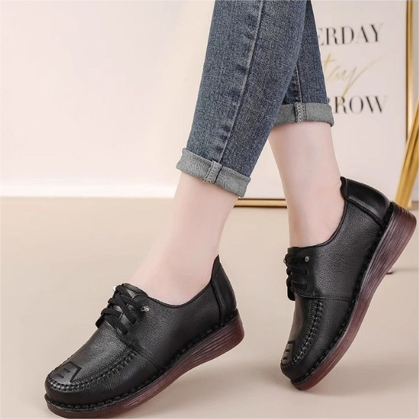 Zapato Ortopédico Cuero Suave Eco Armonía Vitalidad, Postura Saludable Todo el Día