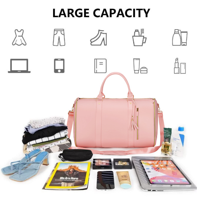 🎒🔥 ¡50% OFF + Envío Gratis! Bolsa de Viaje Plegable 2 en 1 con Compartimento para Trajes – Gran Capacidad, Unisex y Perfecta para Gimnasio y Viajes ✨🌎