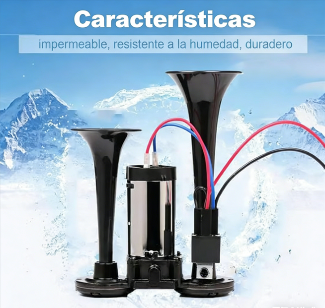 🔥 ¡50% DE DESCUENTO! 🚛📢 Bocina de Aire Comprimido para Camiones Sonido extra potente, instalación sencilla y máxima presencia en carretera 💥💪