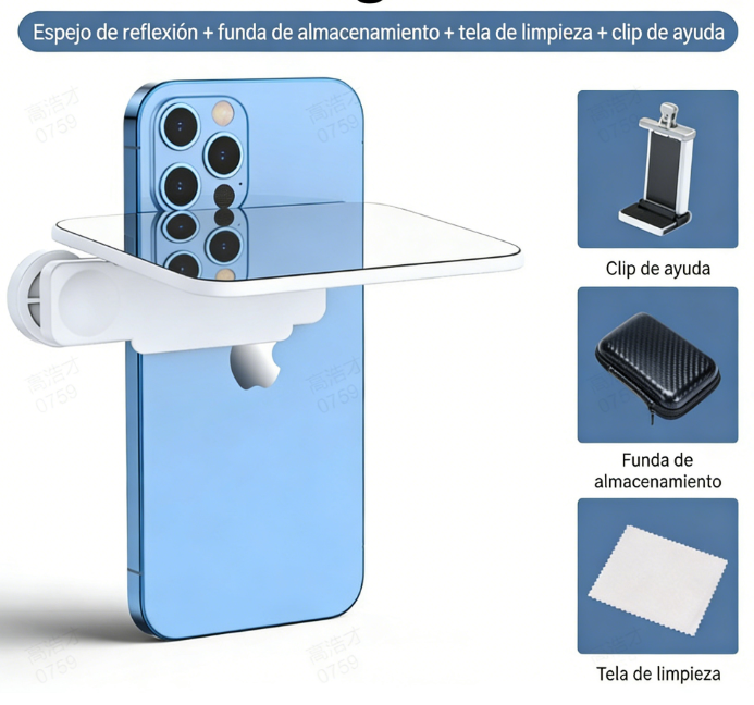 📸✨ Lente con Efecto Espejo Reflectivo 😎🔍 Captura Reflejos Impactantes • Estilo Único • Imágenes Creativas al Instante 🌈🔥
