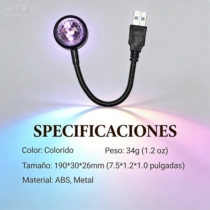 🌟 Luz Ambiental Portátil para Coche en Forma de Bola 🚗✨ ¡Ilumina tu viaje con estilo y comodidad! 💡🎶