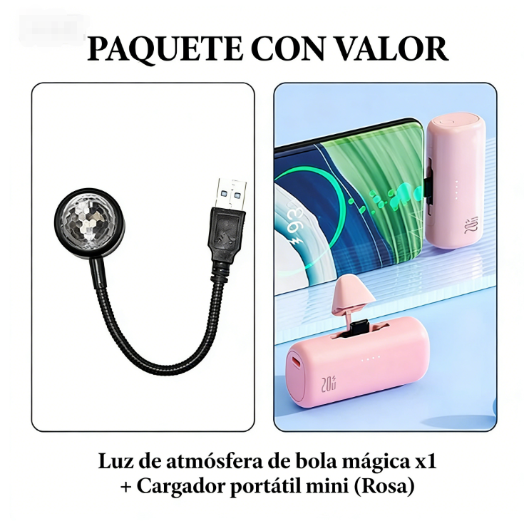 🌟 Luz Ambiental Portátil para Coche en Forma de Bola 🚗✨ ¡Ilumina tu viaje con estilo y comodidad! 💡🎶