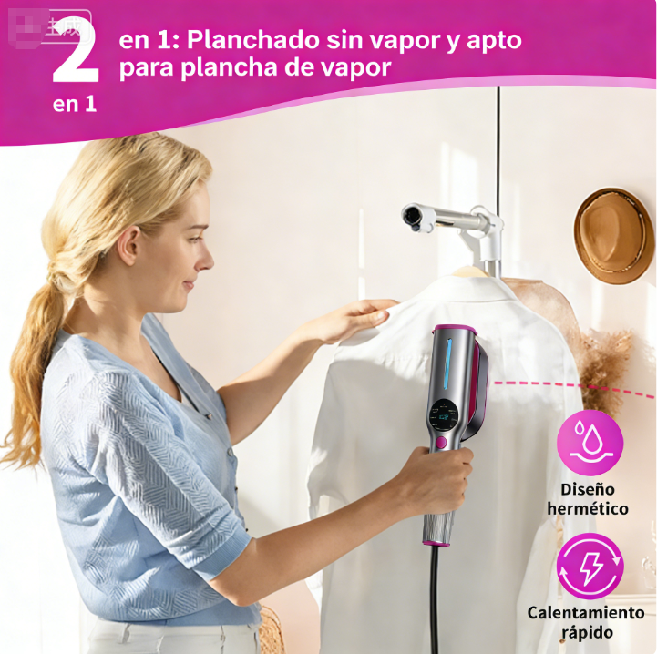 📢💥 Plancha de Vapor de Mano para Ropa – Rápido, Eficiente y Fácil de Usar para un Estilo Impecable 👗✨