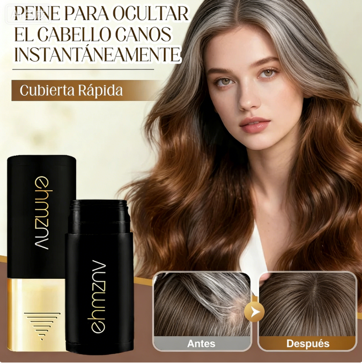 🌿✨ Peine Retocador para Cubrir Canas al Instante – Retoque rápido y natural 💁‍♀️💫