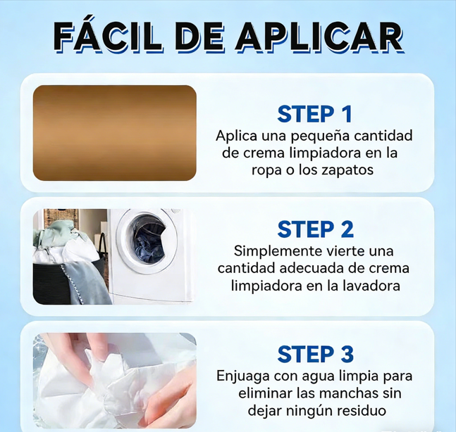 🧼✨ Pasta Limpiadora Multiusos 250g – Limpia Zapatillas Blancas y Ropa Fácilmente con Resultados Impecables 👟👕🌟