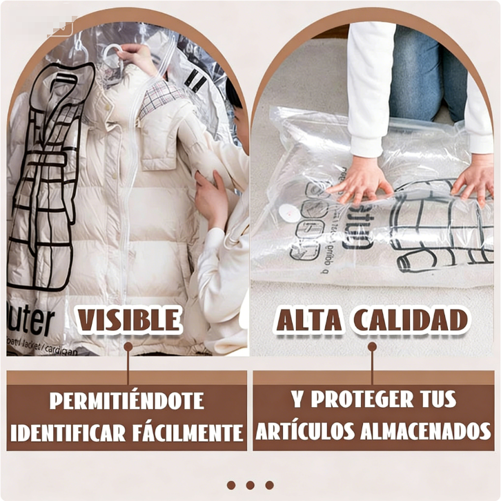 🧳✨ Bolsas Colgantes de Almacenamiento al Vacío – Ahorra Espacio y Mantén tu Ropa Organizada con Facilidad 💼🌟