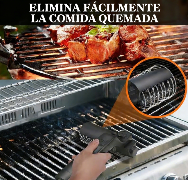 🍖⚡ Cepillo Eléctrico Inalámbrico para Barbacoas – Limpieza Potente, Rápida y sin Esfuerzo para una Parrilla Impecable 🔥✨