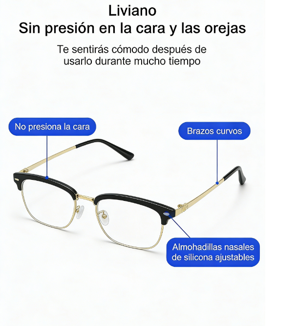 ⏰ ¡Oferta Limitada 50% OFF! 🕶✨ Gafas Ultraligeras Antiluz Azul para Presbicia – Visión Clara y Comodidad Máxima 👓💻