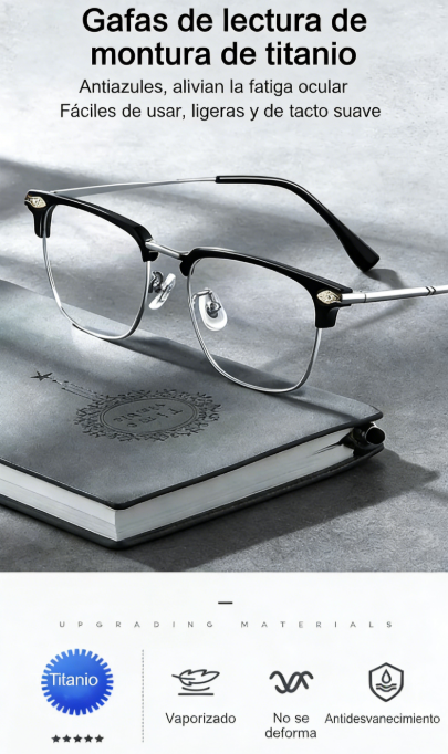 ⏰ ¡Oferta Limitada 50% OFF! 🕶✨ Gafas Ultraligeras Antiluz Azul para Presbicia – Visión Clara y Comodidad Máxima 👓💻
