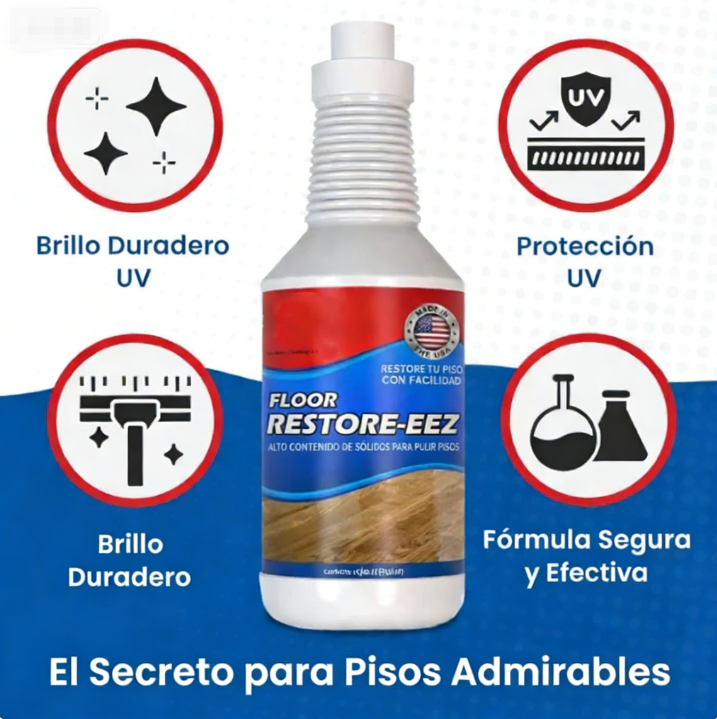 ⏰🔥 ¡Oferta Especial 50% OFF! 🏠 Renovador Instantáneo de Pisos – Brillo Intenso y Protección Duradera desde la Primera Aplicación ✨🌟