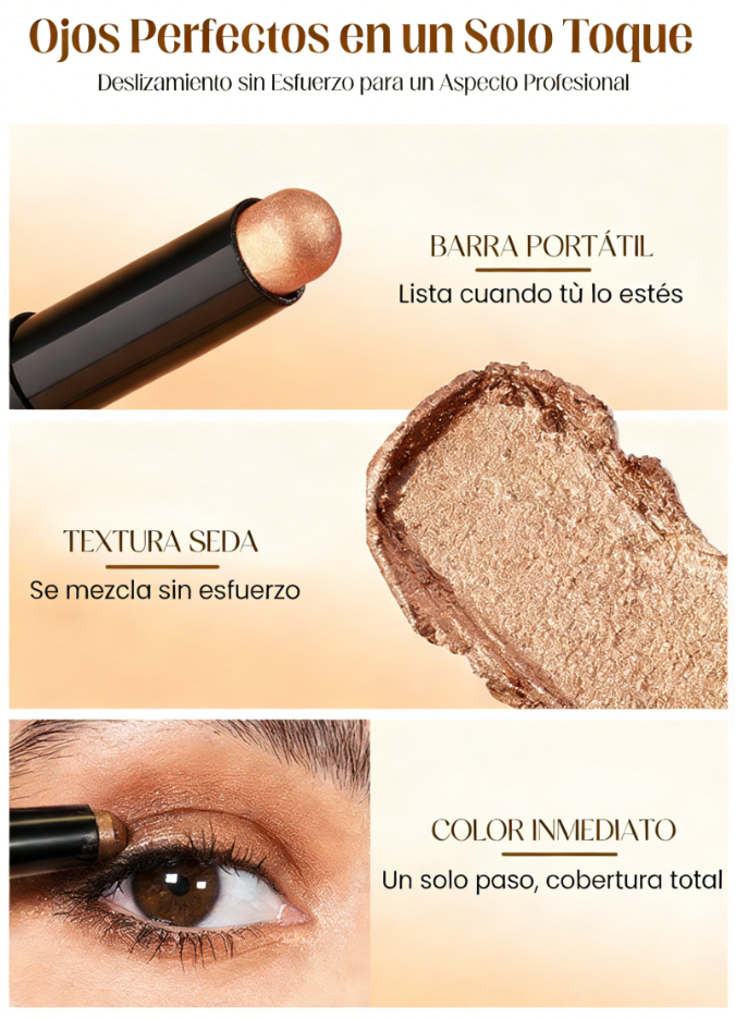🌈💖 Palo de Sombra de Ojos con Purpurina de 8 Colores – Resistente al Agua, Larga Duración y Multiusos para un Maquillaje Brillante y Creativo ✨👁️