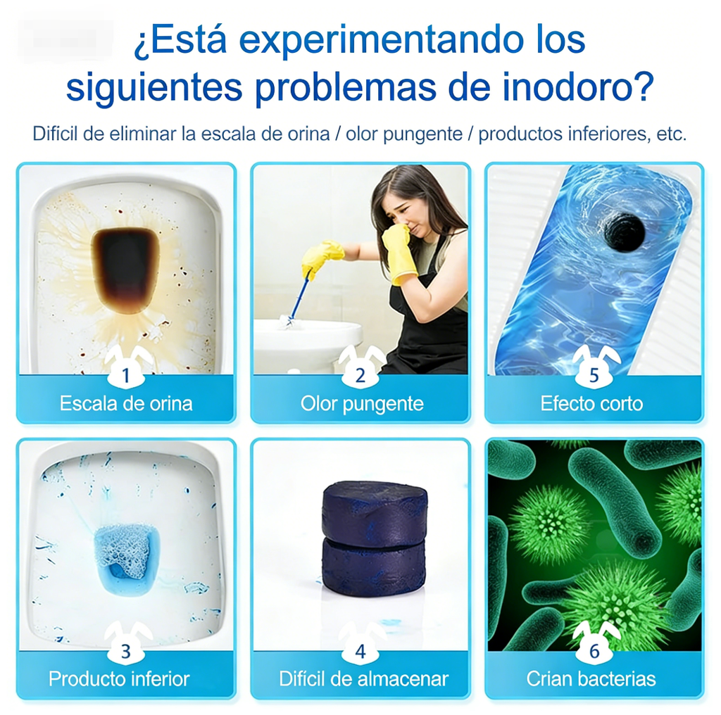 🚽💙 Limpiador de Inodoros en Bola con Burbuja Azul – Limpieza Potente, Frescura Continua y Baño Siempre Impecable 🫧✨