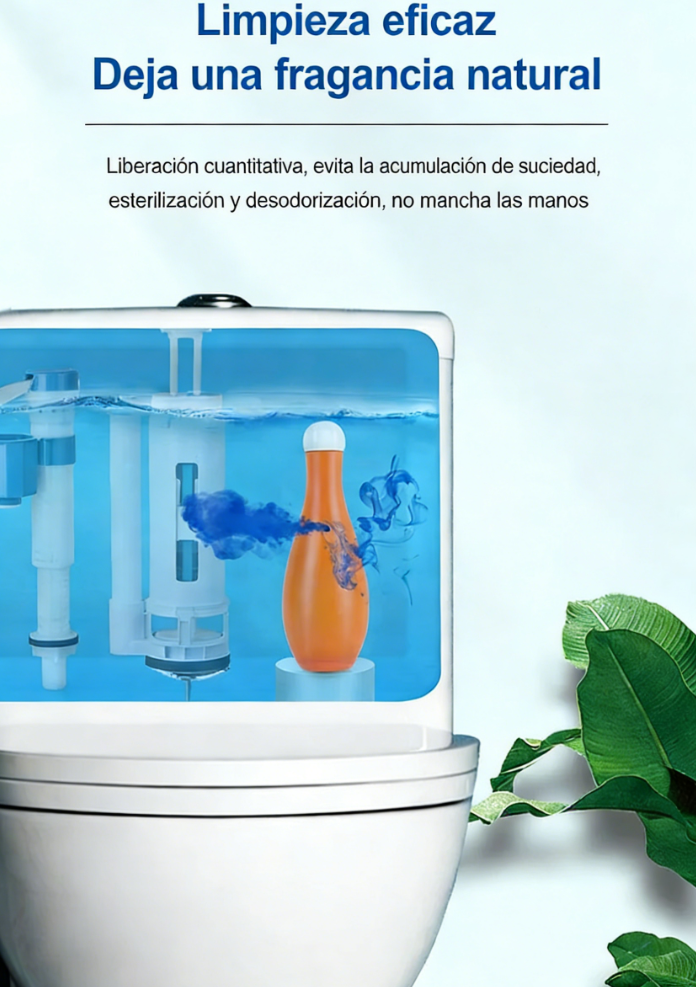 🚽💙 Limpiador de Inodoros en Bola con Burbuja Azul – Limpieza Potente, Frescura Continua y Baño Siempre Impecable 🫧✨