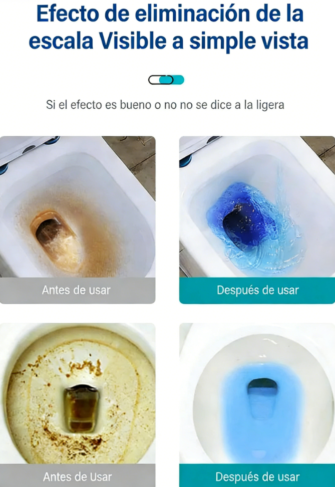 🚽💙 Limpiador de Inodoros en Bola con Burbuja Azul – Limpieza Potente, Frescura Continua y Baño Siempre Impecable 🫧✨