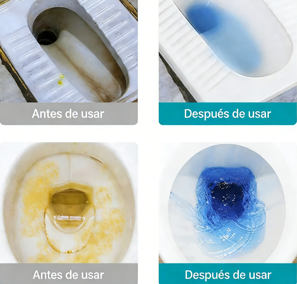 🚽💙 Limpiador de Inodoros en Bola con Burbuja Azul – Limpieza Potente, Frescura Continua y Baño Siempre Impecable 🫧✨