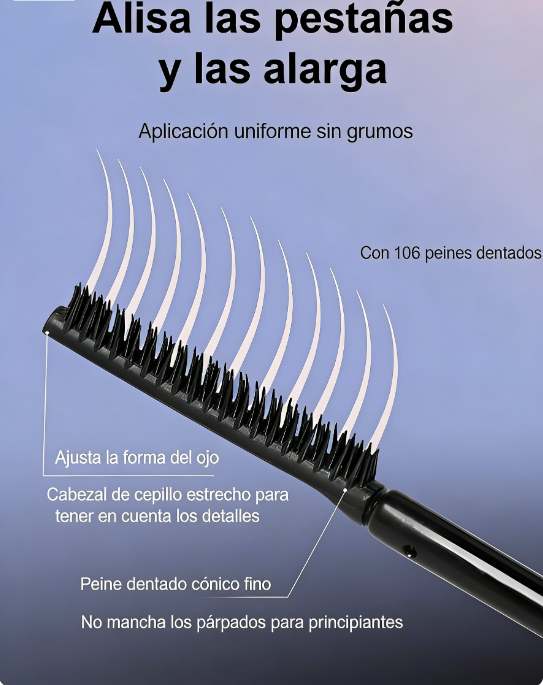 👁️✨ Máscara de Pestañas Impermeable y a Prueba de Manchas – Alarga, Riza y Dura Todo el Día para una Mirada Deslumbrante 💖🌟