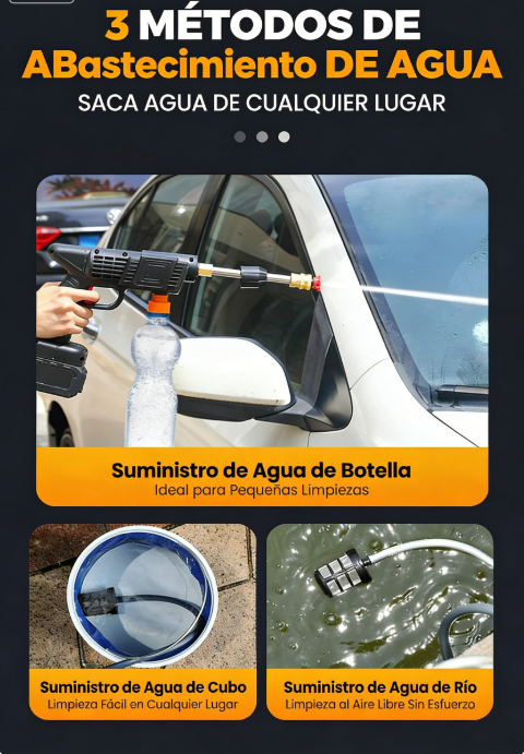 💦⚡ Lanzadores de Agua de Alta Presión Portátiles Inalámbricos Multifuncionales 2026 – Potente, Eficiente y Fácil de Usar para Limpieza Rápida y Profunda 🧽✨