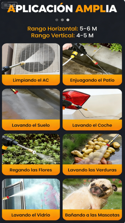 💦⚡ Lanzadores de Agua de Alta Presión Portátiles Inalámbricos Multifuncionales 2026 – Potente, Eficiente y Fácil de Usar para Limpieza Rápida y Profunda 🧽✨