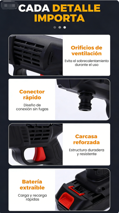 💦⚡ Lanzadores de Agua de Alta Presión Portátiles Inalámbricos Multifuncionales 2026 – Potente, Eficiente y Fácil de Usar para Limpieza Rápida y Profunda 🧽✨