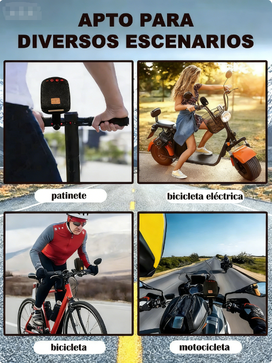 🔊🚴‍♂️ ¡OFERTA 50% OFF! Altavoz Bluetooth para Bicicleta con Soporte y Sonido Estéreo