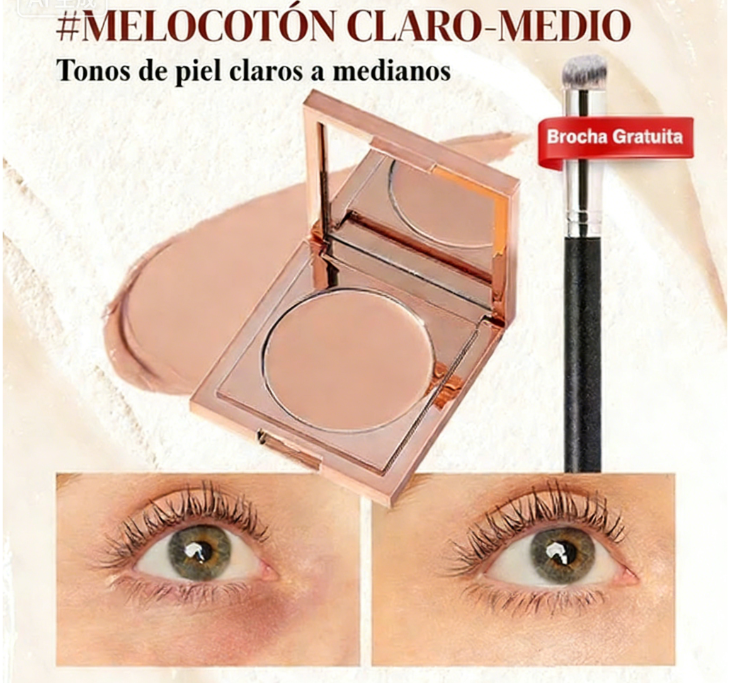 💜✨ Corrector de Ojeras de Arcilla con Color – Cubre Imperfecciones y Revitaliza tu Mirada al Instante 👁️🌟