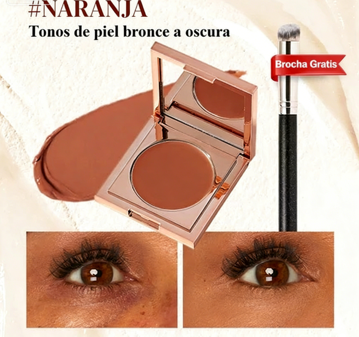 💜✨ Corrector de Ojeras de Arcilla con Color – Cubre Imperfecciones y Revitaliza tu Mirada al Instante 👁️🌟
