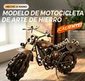 🏍️✨ Modelo de Motocicleta de Hierro Artesanal – Decoración Única y Detalles Impresionantes para los Amantes de las Motos 🛠️💥