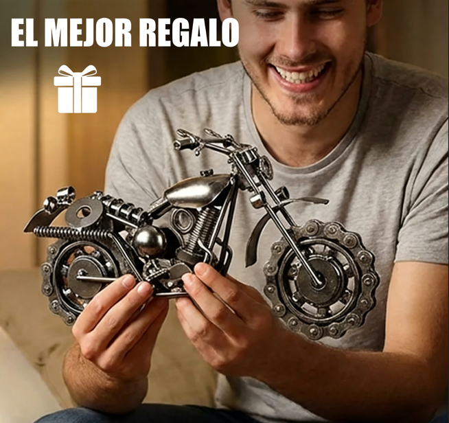🏍️✨ Modelo de Motocicleta de Hierro Artesanal – Decoración Única y Detalles Impresionantes para los Amantes de las Motos 🛠️💥